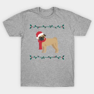 Christmas Pug T-Shirt